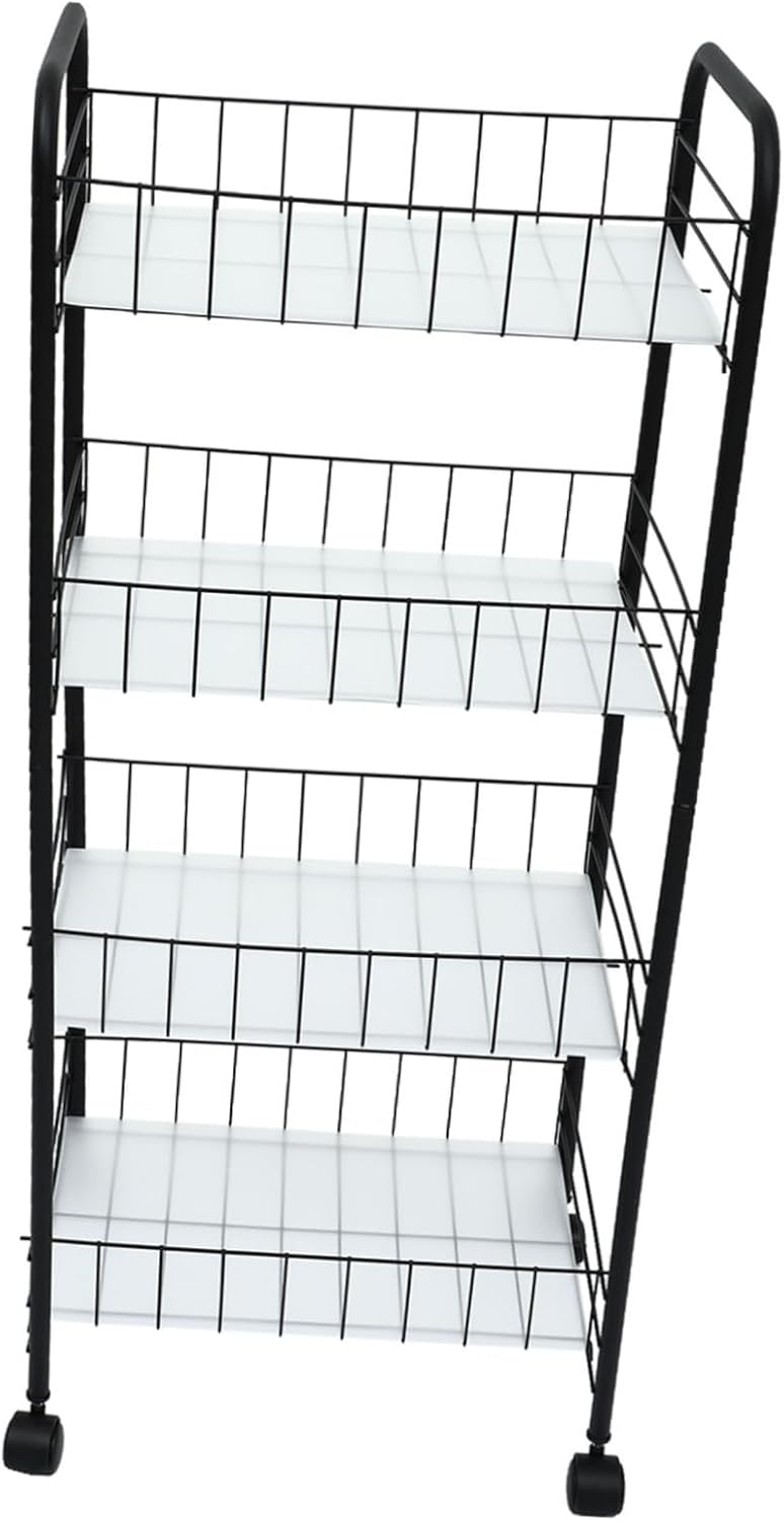 MERRYHAPY Bathroom Shelves Wall Mounted Floating Shelf Cabinet Organizer Storage Rack Home Movable Rack