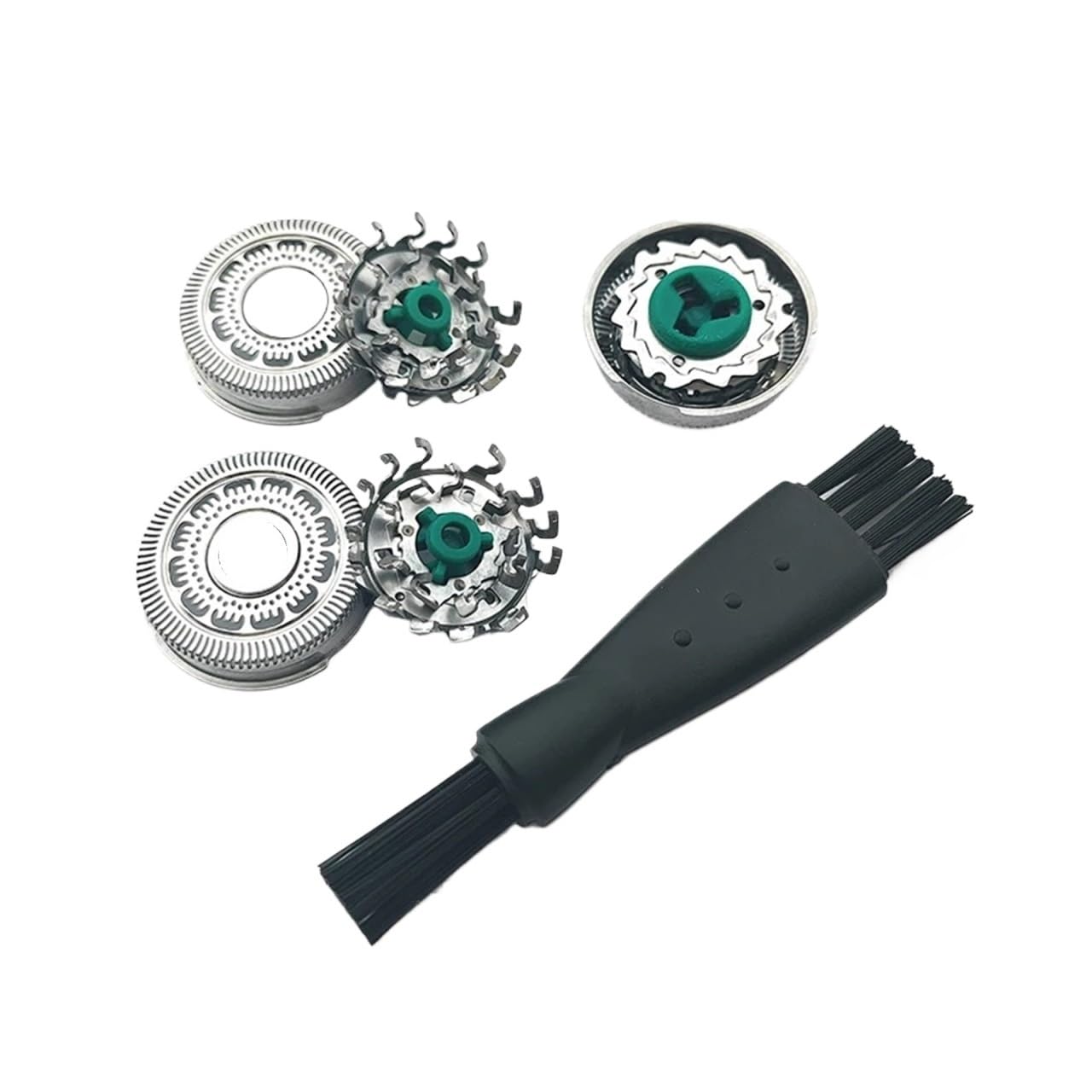 3 Stück SH90 Rasierklingen-Ersatzkopf for Rasierer Old S9000 S9090 S9031 S9111 S9151 S9152 S9181 S9311 und 1 Stück Bürste