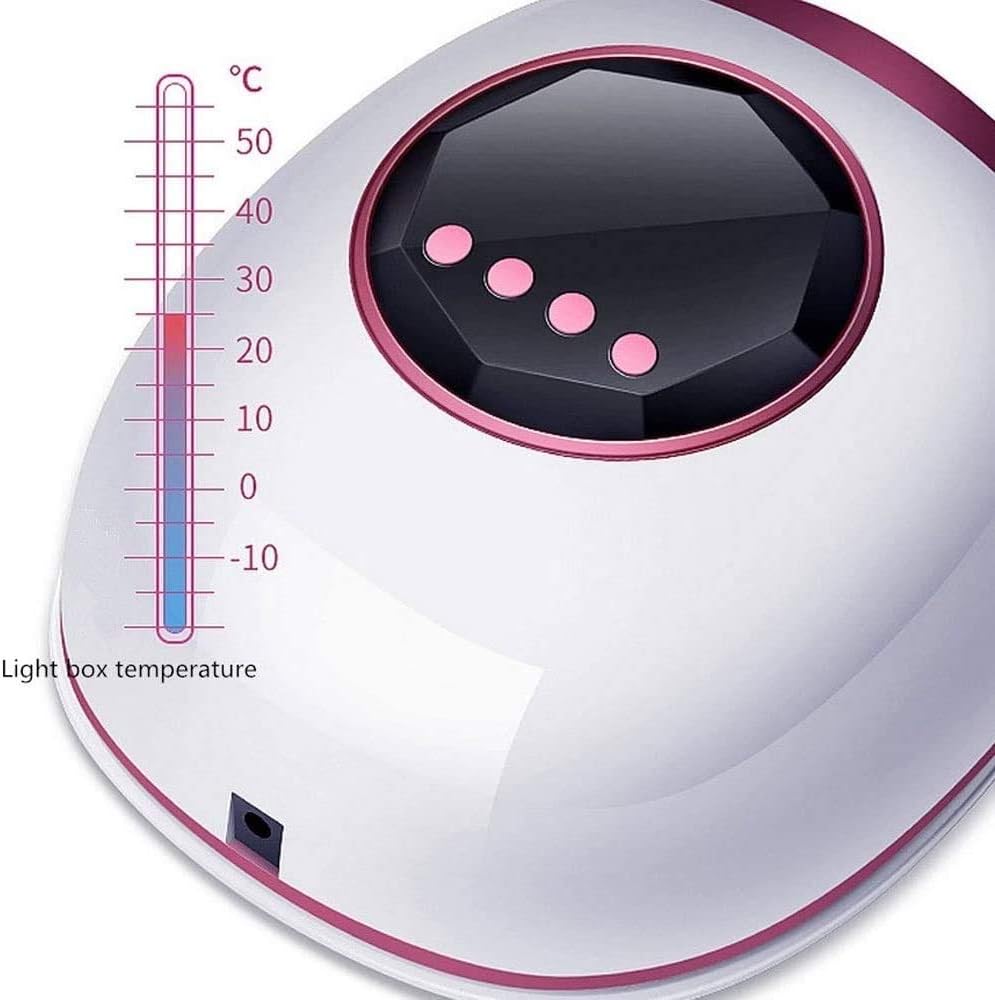 Gel UV LED Nail Lamp Nail Dryer 72W Gel Nail Polish UV Light with 4 Timers Automatic Sensor for Gels Polishes