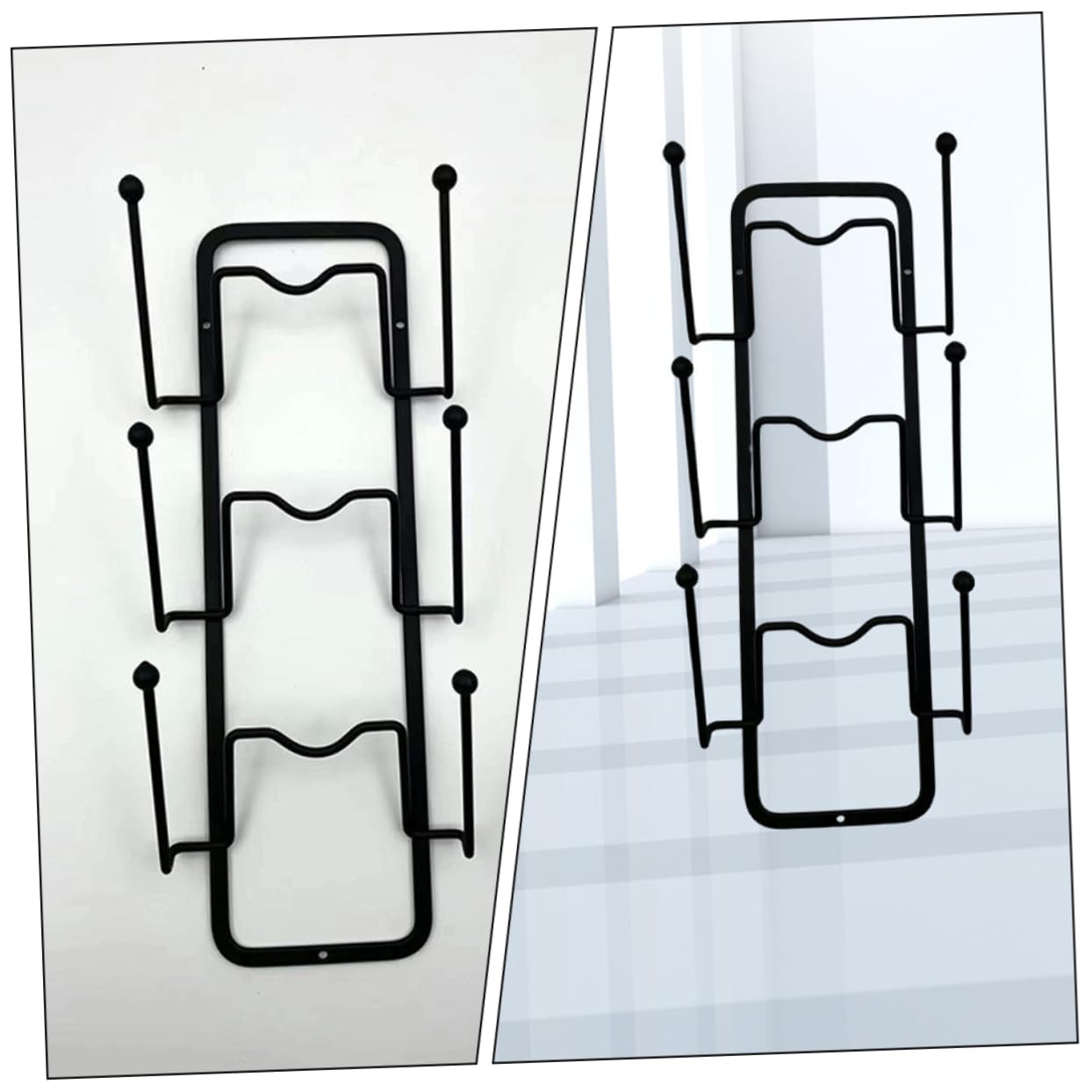 Zerodeko 2 Piezas Rejilla para Tapas de Ollas Carbono Organizador de Tapas de Ollas Resistentes al Desgaste Soporte Delicado para Gabinetes de Cocina