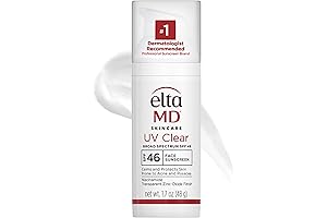 EltaMD Brilliantly Silky Smooth, Lightweight UV Clear Face Sunscreen SPF 46 with Zinc Oxide