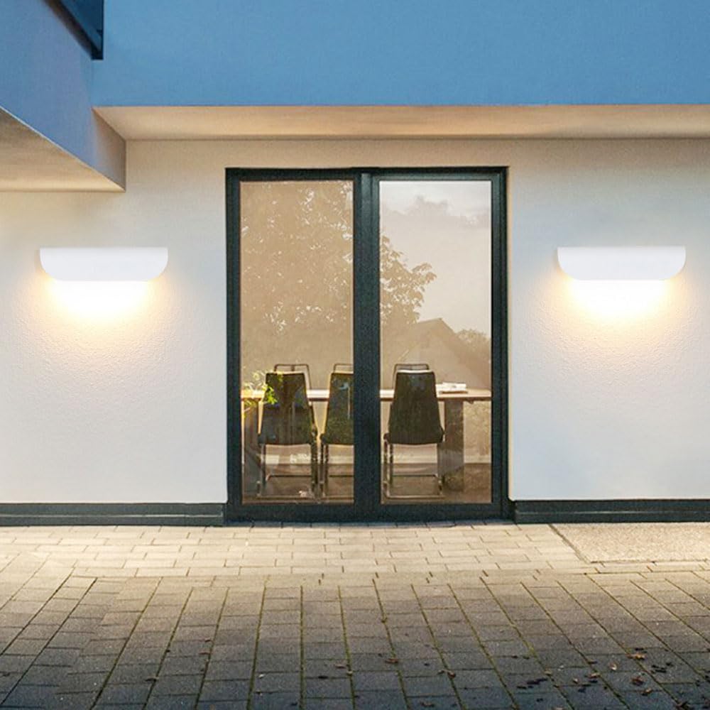 Nowoczesna lampa ścienna, lampa zewnętrzna, lampa ścienna LED, wodoodporna lampa ścienna na ganek, lampa zewnętrzna na patio, garaż lub dom.