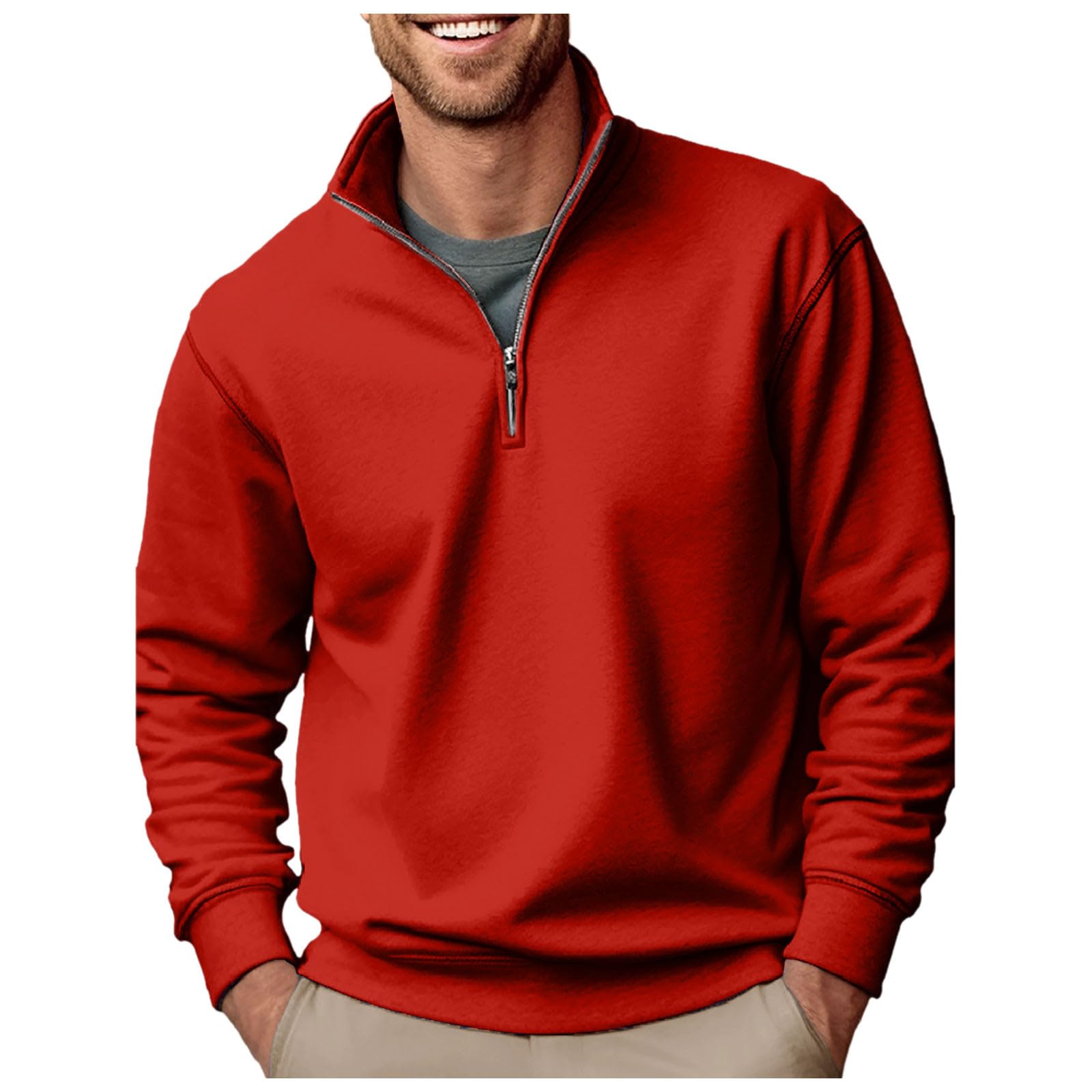 T-Shirt de Sport à Manches Longues pour Homme, Doux et Chaud, avec Motifs Ethniques rétro, col Rond, idéal pour Le Running et Les activités en extérieur par Temps Frais, Coupe Confortable et