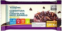 Cobertura Sabor Chocolate Meio Amargo Zero Açúcar VitaoPRO 1,01Kg