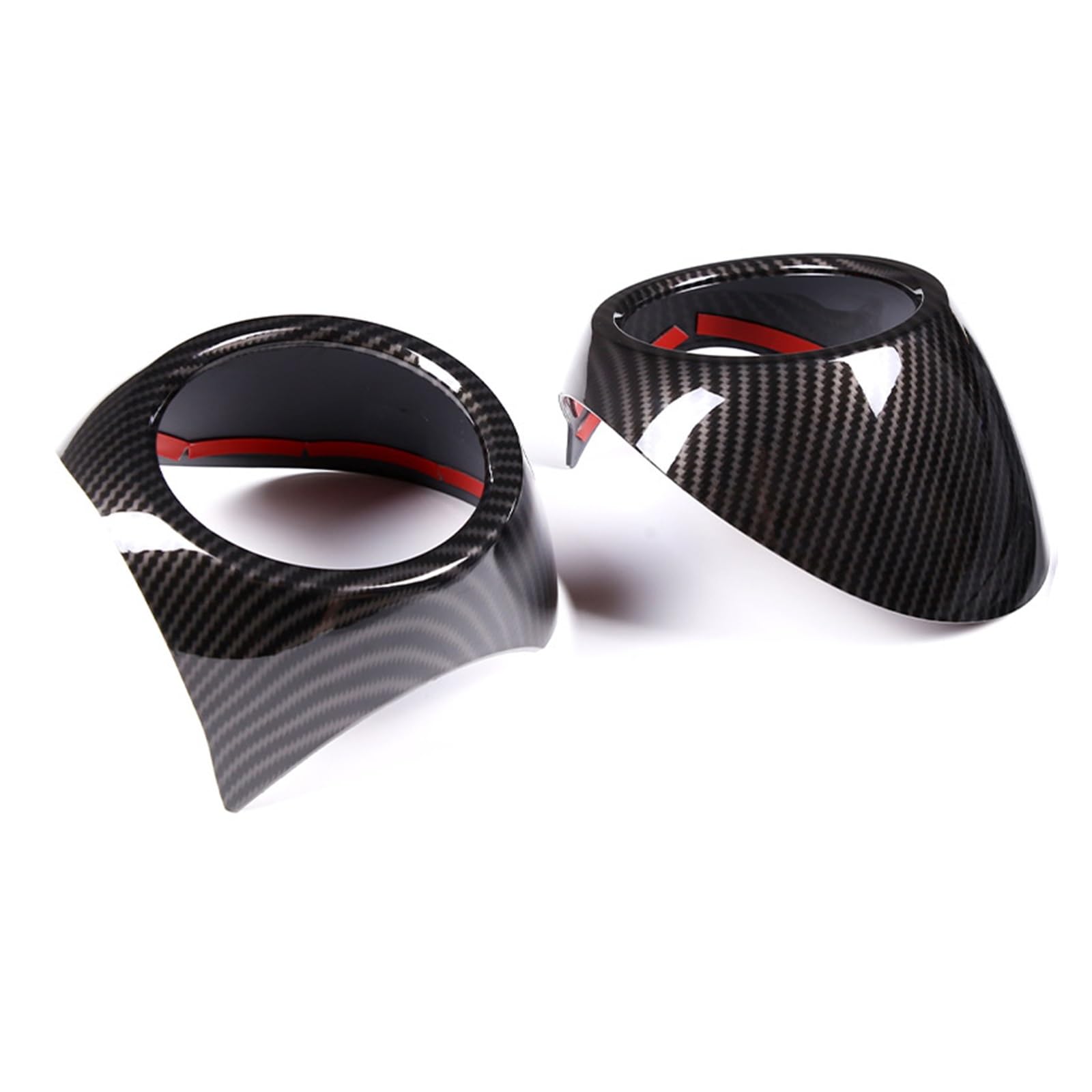 Car Trim Interior for Subaru for BRZ 2021-2024 LHD Sticker Accessories Car Air Conditioner Outlet Interior Mouldings(ABS Carbon Fiber)
