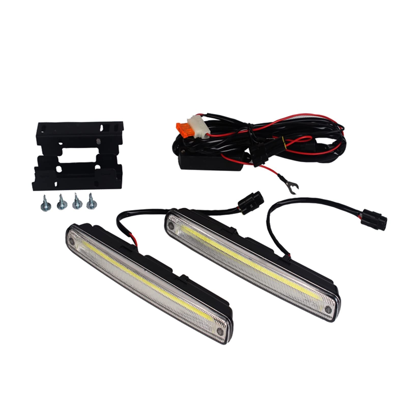 Fendinebbia 2Pcs / Set DRL Luce Di Marcia Diurna Per Auto Lampada Da Giorno A - Con Funzione On/Off Guida Fendinebbia