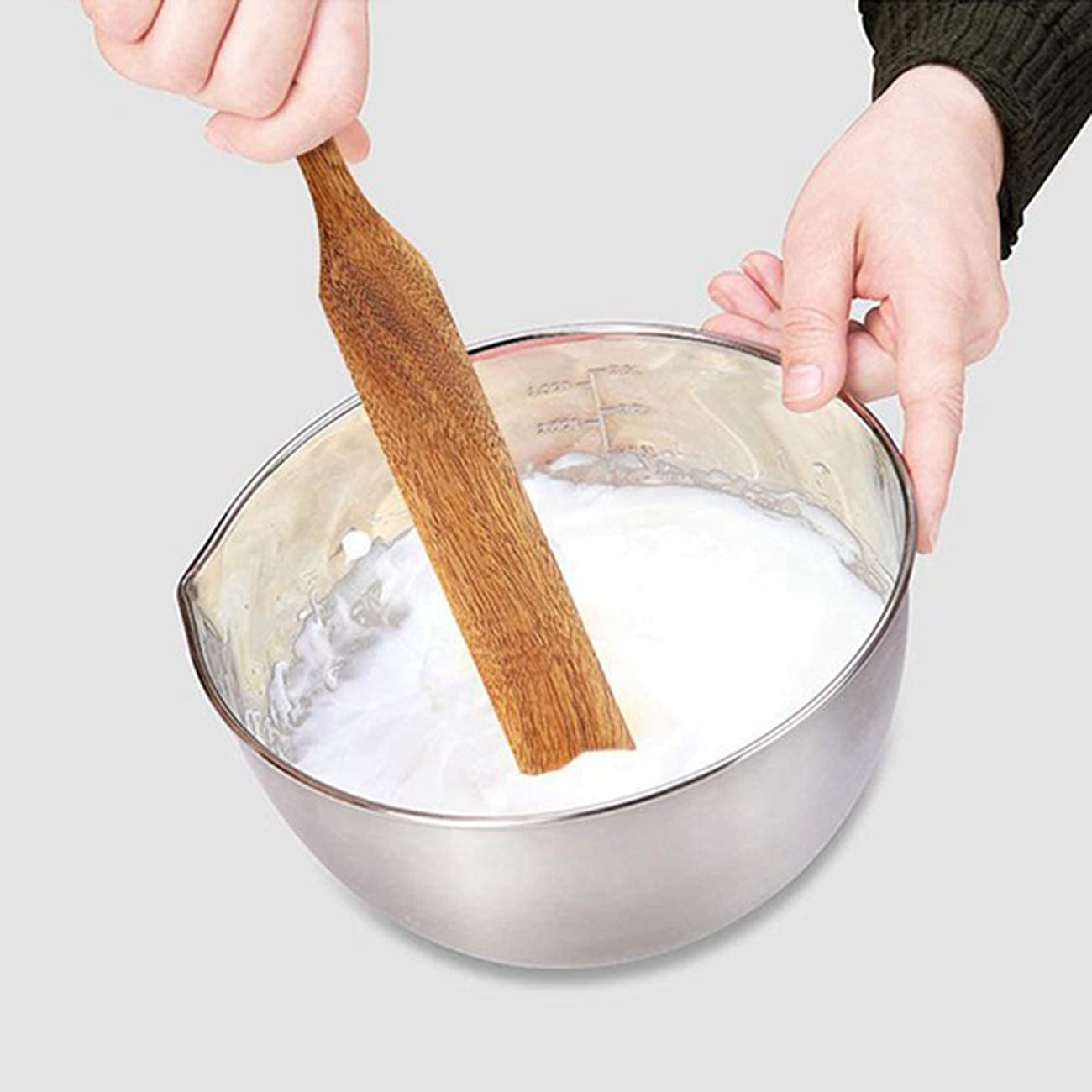 Przybory kuchenne, drewniana szpatułka Spurtle, narzędzia kuchenne Łyżki drewniane do gotowania Zestaw przyborów kuchennych do nabierania, mieszania, mieszania itp.