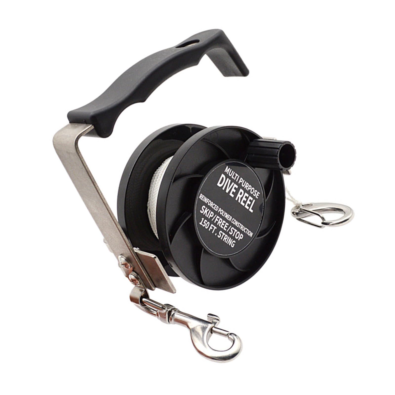 PENCHEAK Scubas Ratchets Dives Reel with Handle Underwater Light Weight Spool Diving Spool for Cave Wrecks Drift Kayak Scubas Ratchets Dives with