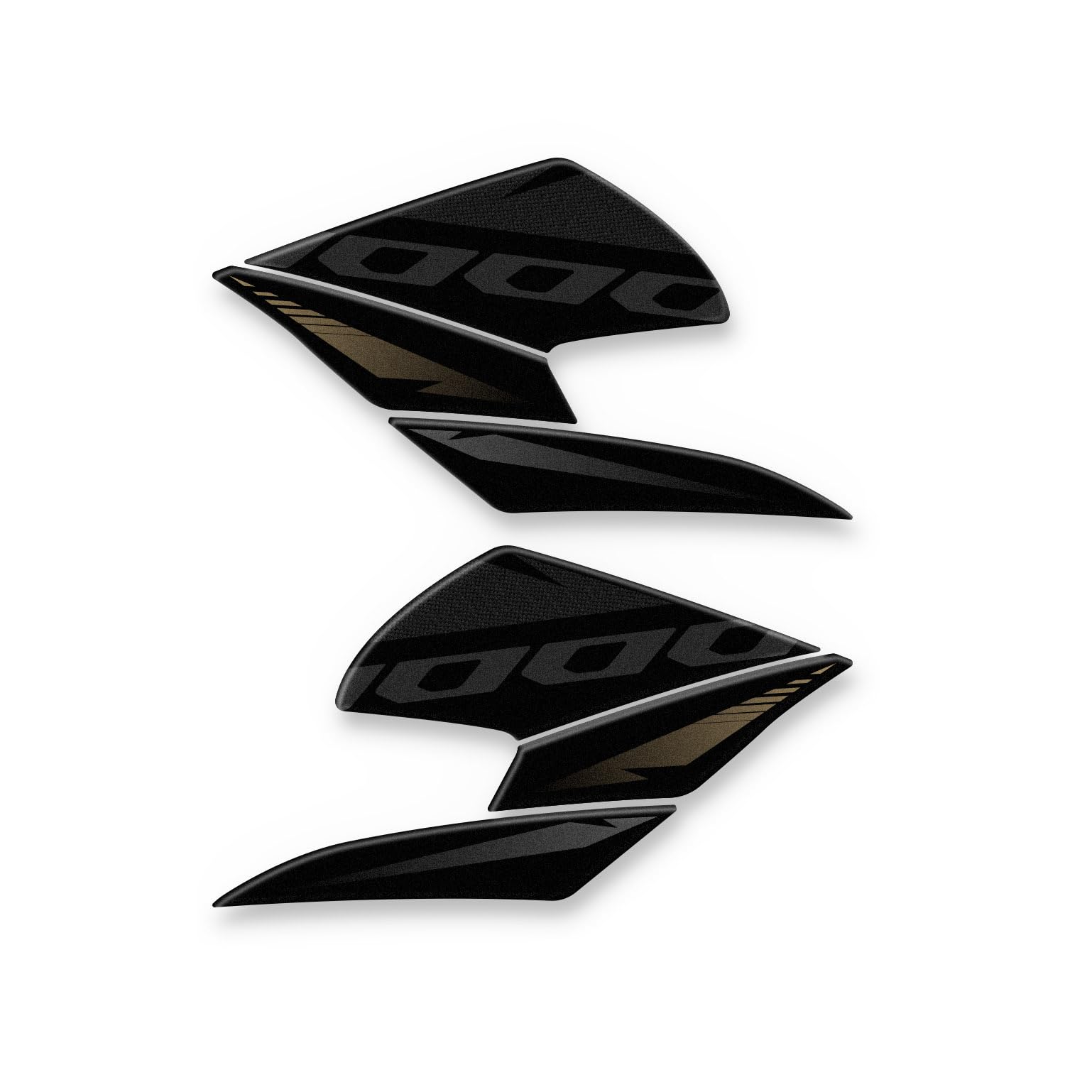 Az Graphishop Autocollants latéraux Réservoir Résine 3D Compatible avec Honda CB1000 Hornet SP 2025-2026 Protection contre les chocs et les rayures Made in Italy L-HOR1000SP