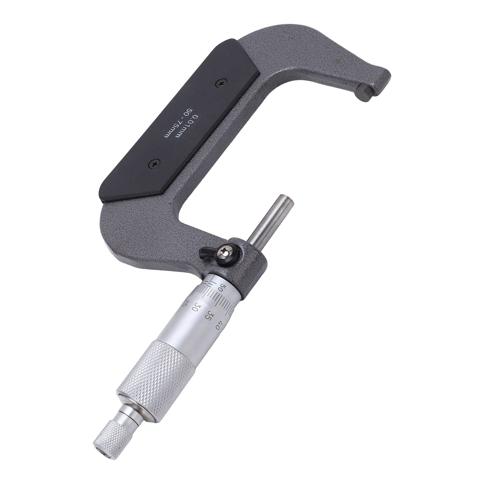 Tissting Micromètre 25-50 mm/50-75 mm/75-100 mm Précision 0.01 mm Outil de Mesure Portable - Micromètre en Alliage d'aluminium pour Mesures Précises et Répétées Idéal pour Ingénieurs et Machinistes