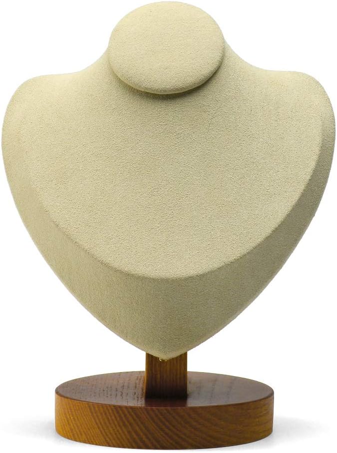 OirlvOirlv Soild Wood Velvet Jewelry Tray Creative Unpainted Jewelry Display Organizer