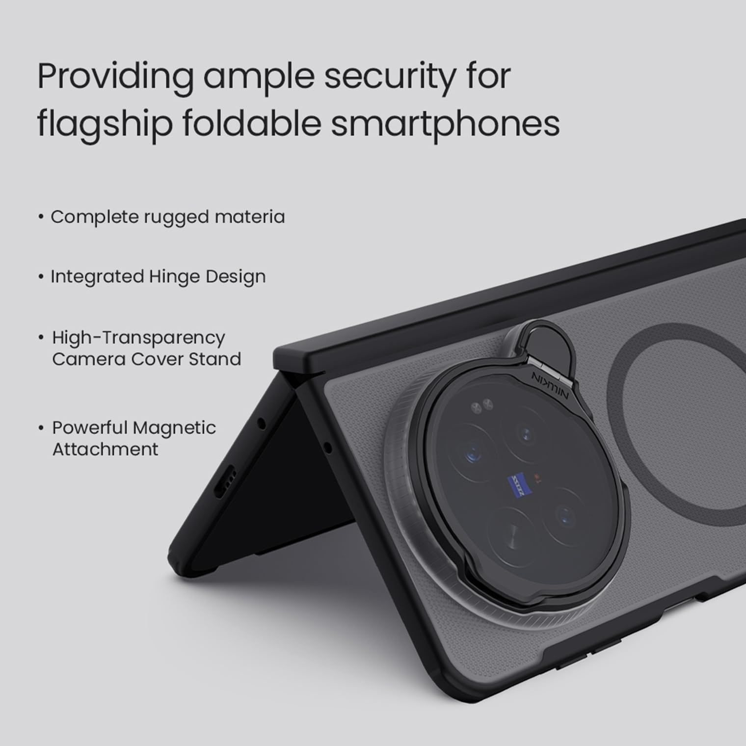 COQUE Etui na telefon vivo X Fold6-T czarne