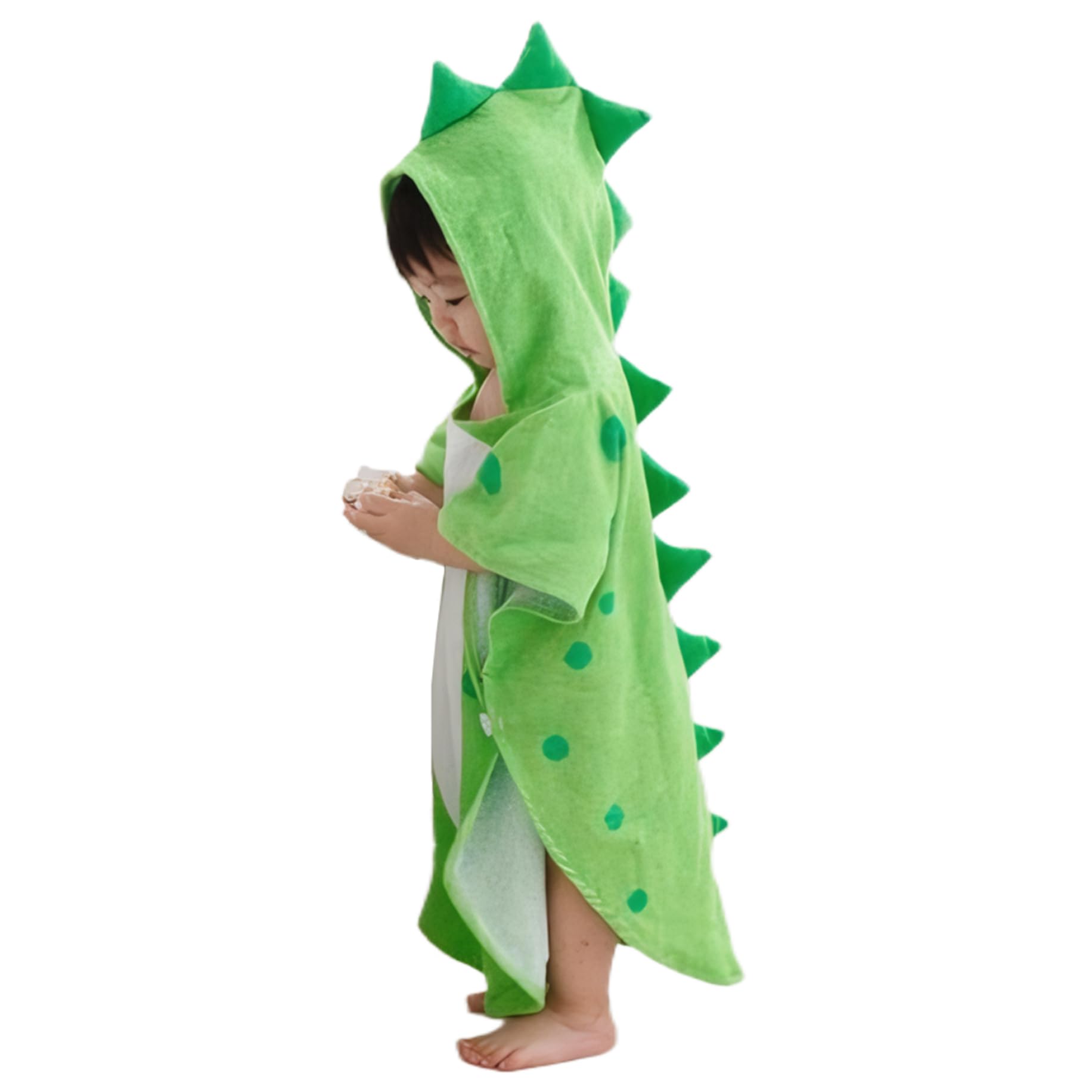 Serviettes à capuche pour bébé dinosaure douces et absorbantes pour la douche des nourrissons