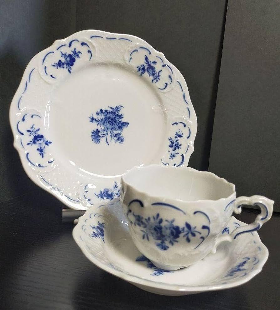 リンドナー　コバルトレース　プレート　4枚 リンドナー コバルトレース プレート 4枚 リンドナー コバルト