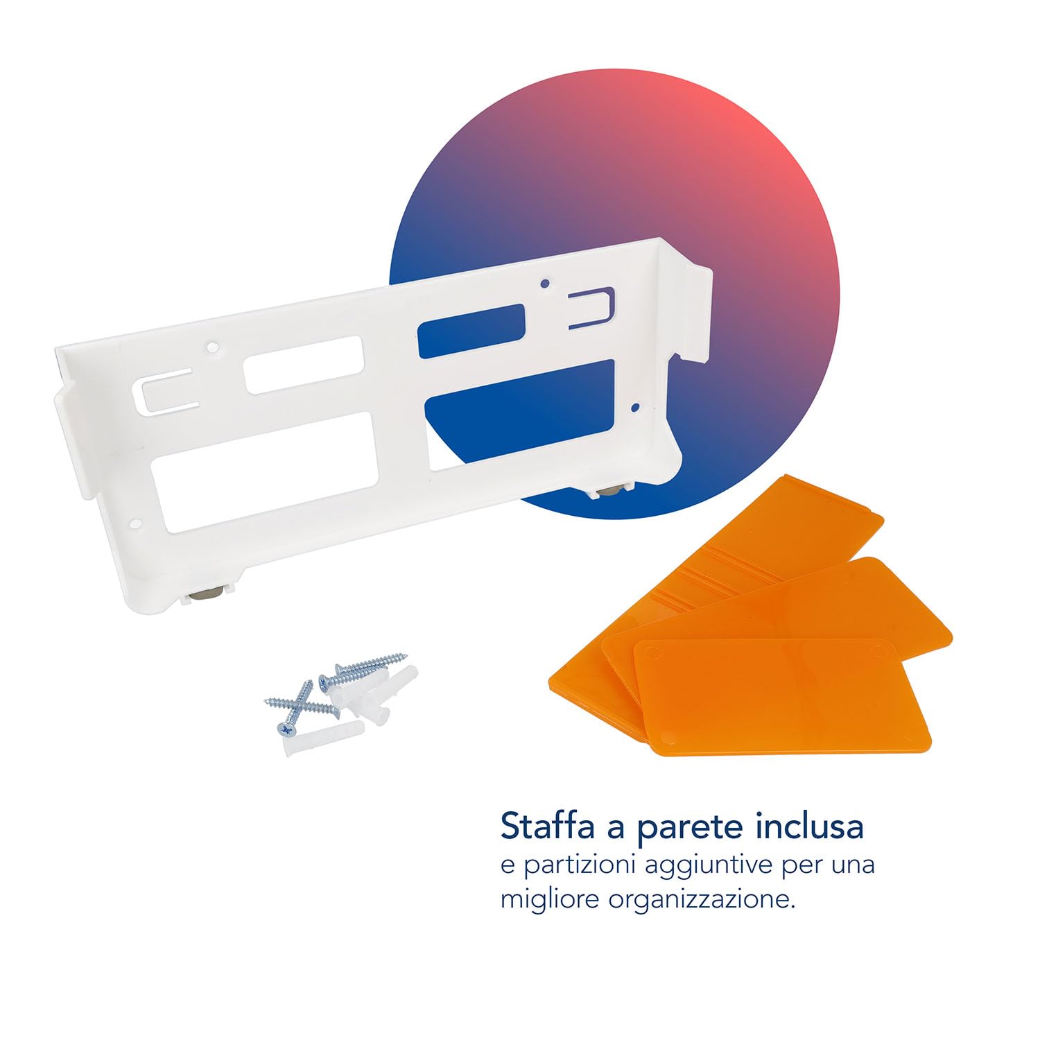 First Aid Only Cassetta Pronto Soccorso First Aid Only Con Maniglia, Din 13157, Inclusi Vetri Divisori, Supporto Per Parete, Viti E Tasselli, Arancione, P-10020-1170 Gr