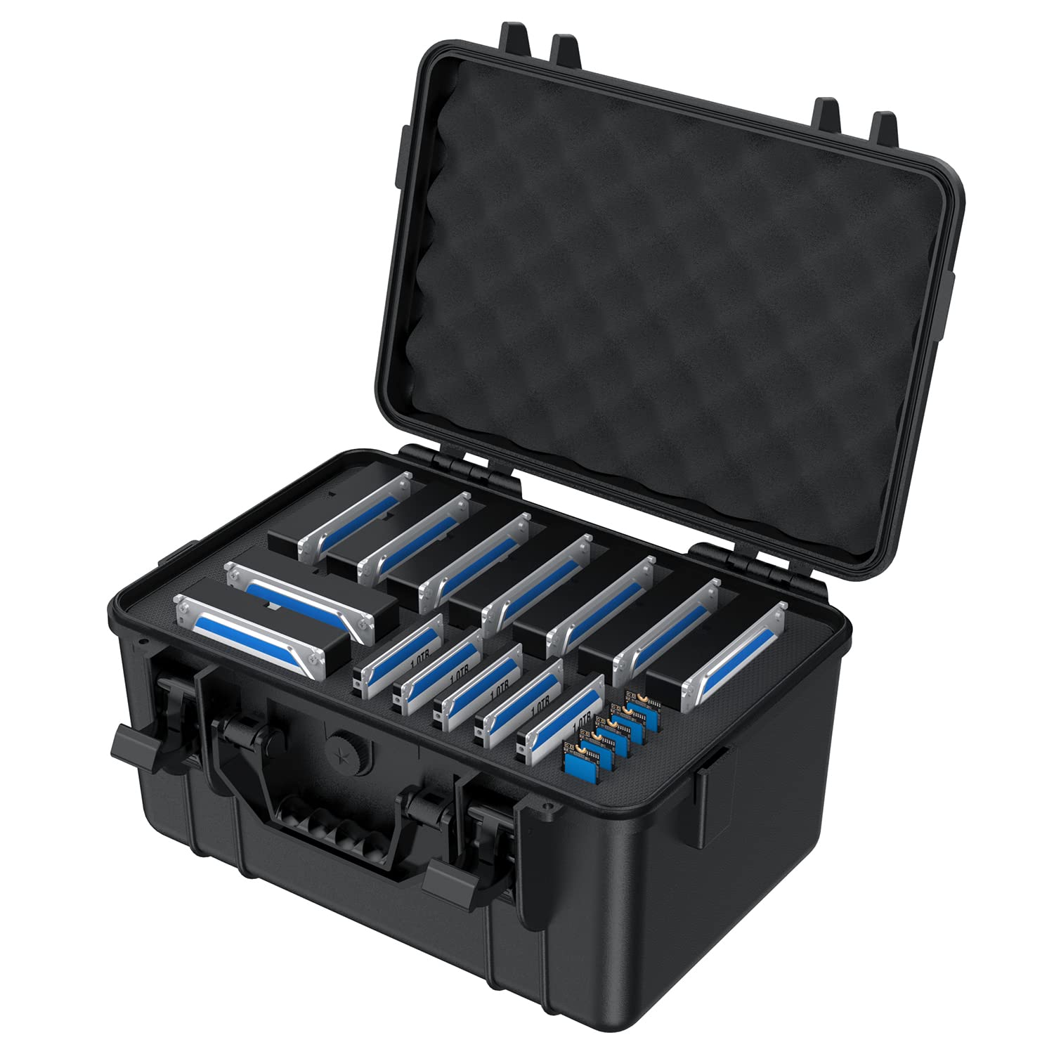 GRAUGEAR Hard Disk Protection Case for 9X 3.5; 5X 2.52, 5X M.2 SSD (G-PB32M-19)