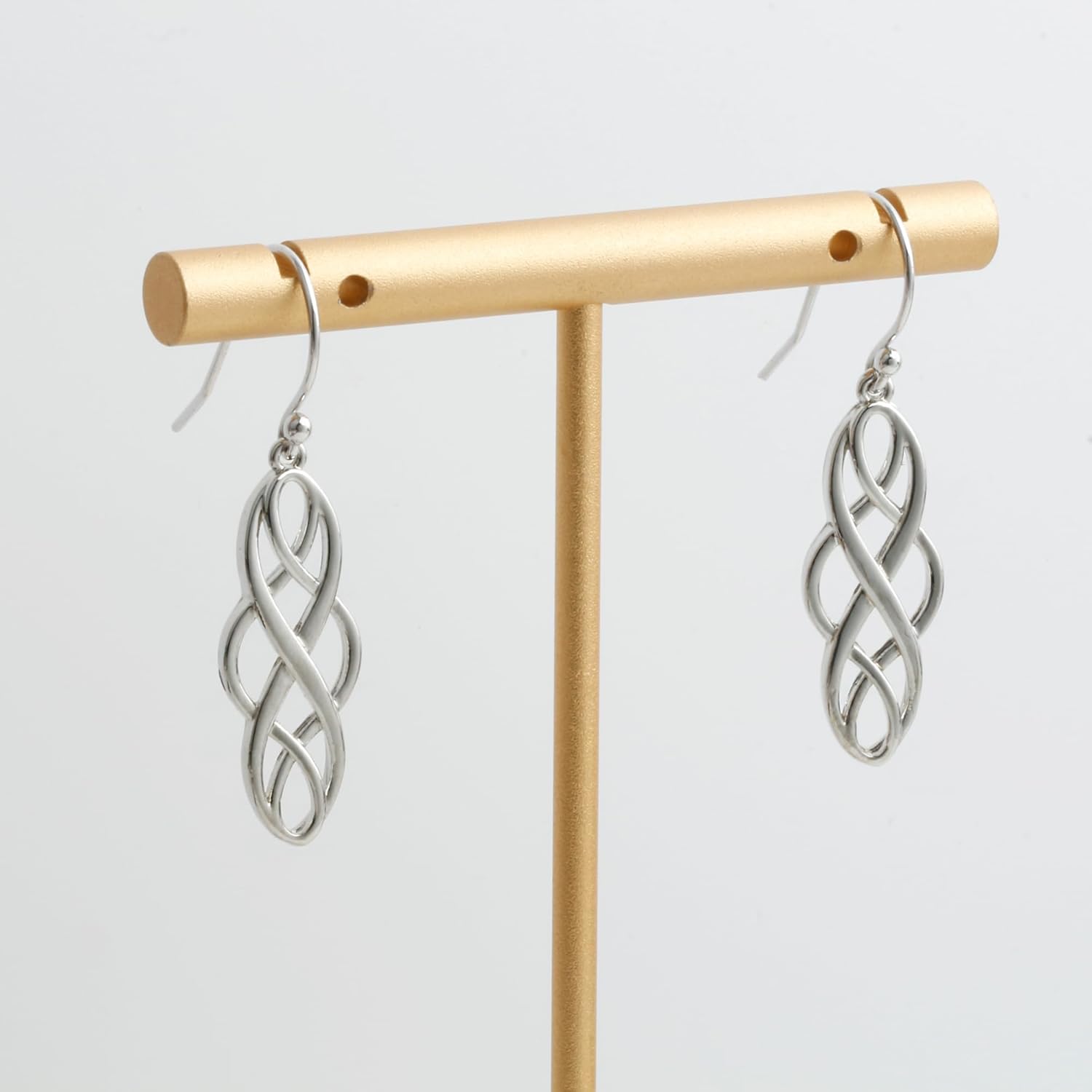 925 Sterling Silver Celtic Knot Dangle Earrings Good Luck Irish Celtic Knot Vintage Dangling Earrings for Women - Image 4