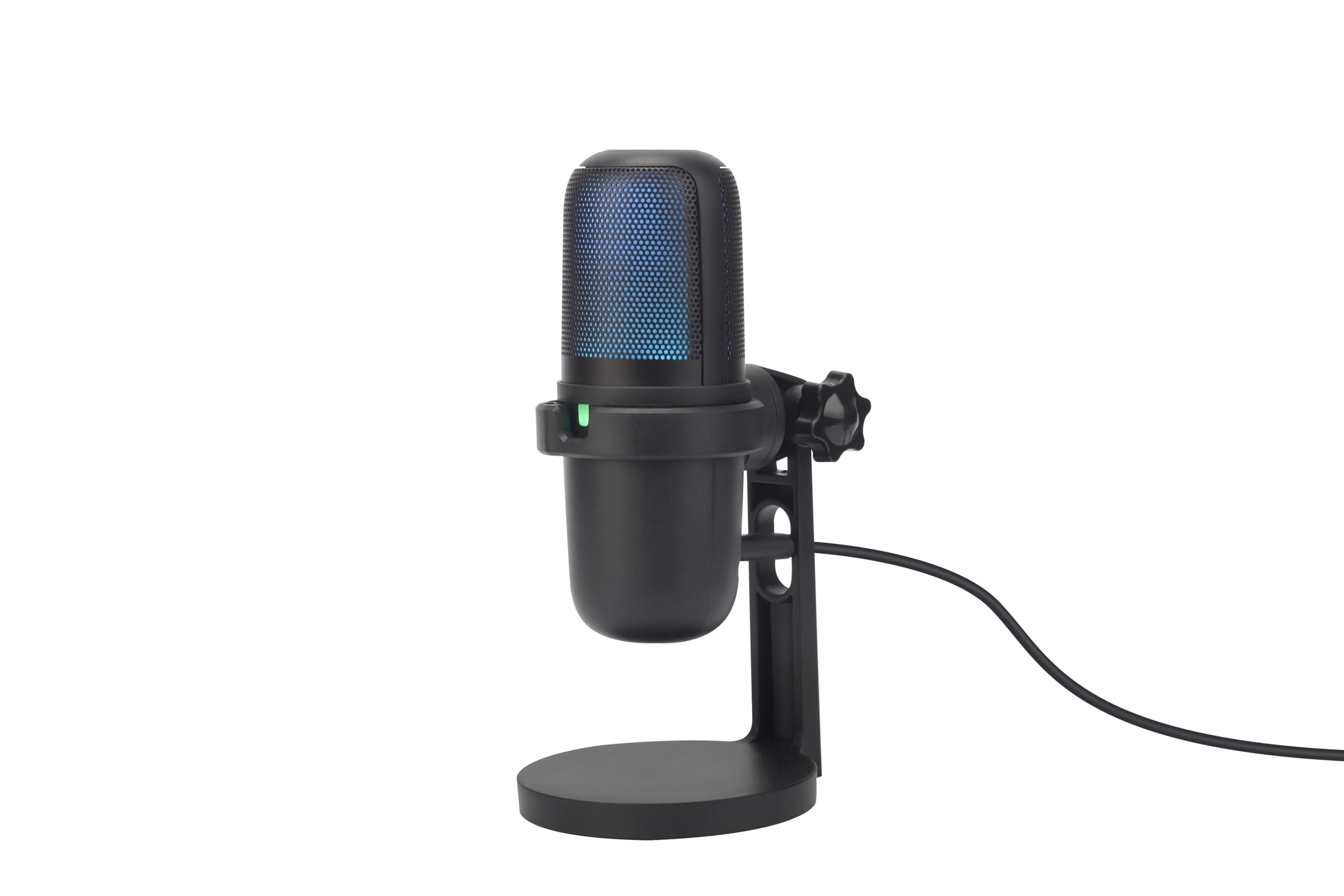 KO-Star M-630S USB Gaming Mikrofon RGB – Nierencharakteristik, Touch-Stummschaltung, Plug & Play, Metall-Pop-Filter, Verstellbarer Winkel, 2 m Kabel, USB-C/USB-A