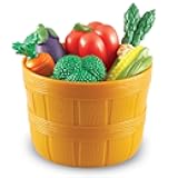 Learning Resources New Sprouts Bushel of Veggies - 10 Pieces, Ages 18+ Months, Play Food for Toddlers, Pretend Play Toys, Veggies for Kids