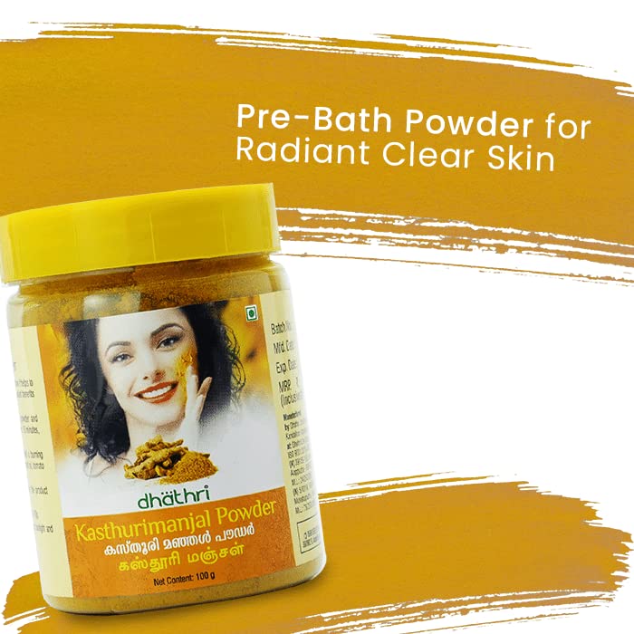 Dhathri Kasthuri Manjal Powder to Reduce Acne, Dark Spots and Marks | Wild Turmeric Powder for Tan Removal| Kasturi Haldi Powder for Face and Body... - Image 3