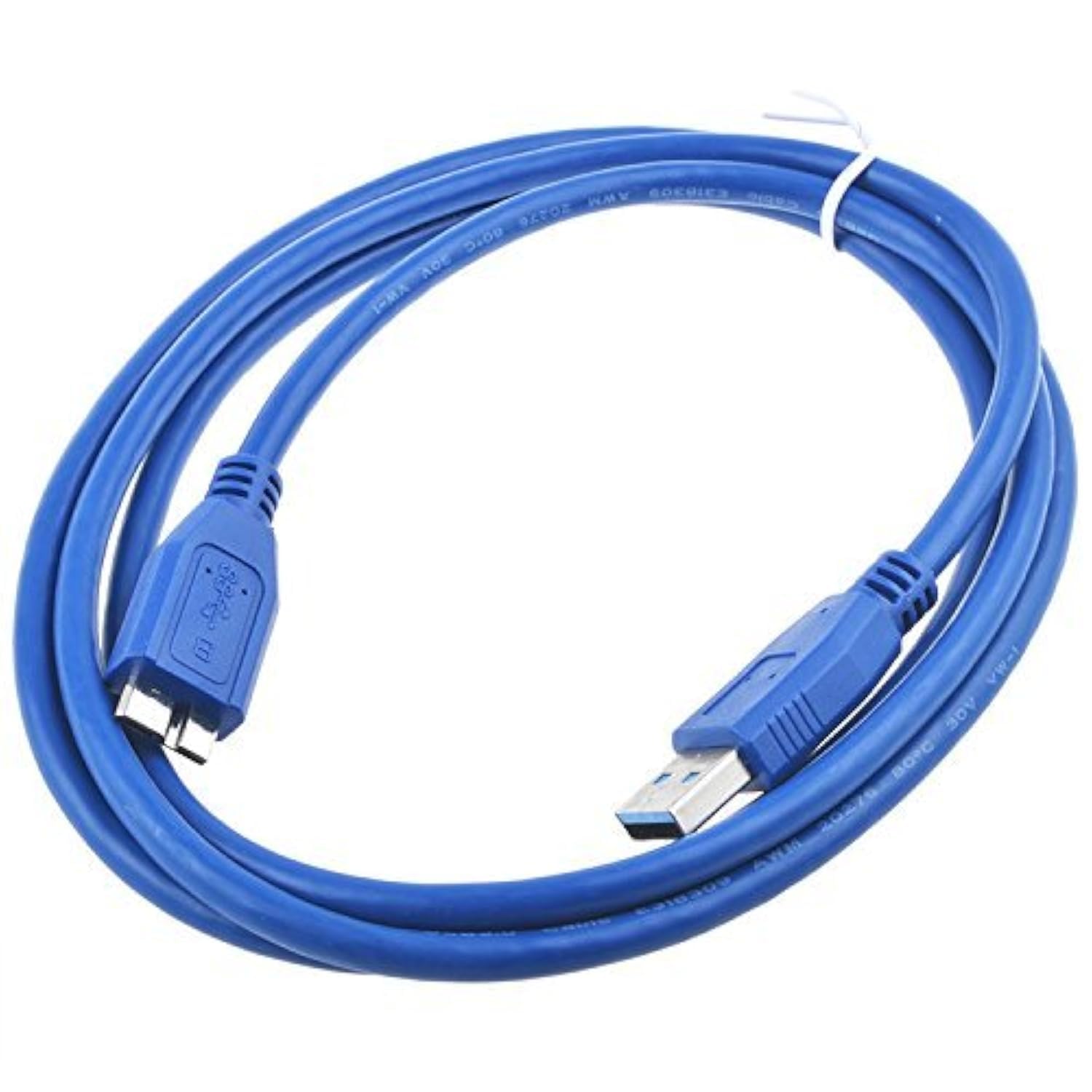 PwrON USB 3.0 Cable For Western Digital WD My Passport Essential 500GB 750GB 7550GB 1000GB 1TB 2TB 3TB 4TB External Hard Disk Drive Hardrive HDD HD Laptop Notebook PC High Speed HS Data Sync Cord-image-36