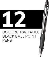 Vista 4 de BIC VLGB11BK Velocity Bolígrafo retráctil, tinta negra, 0.063 in, audaz, docena