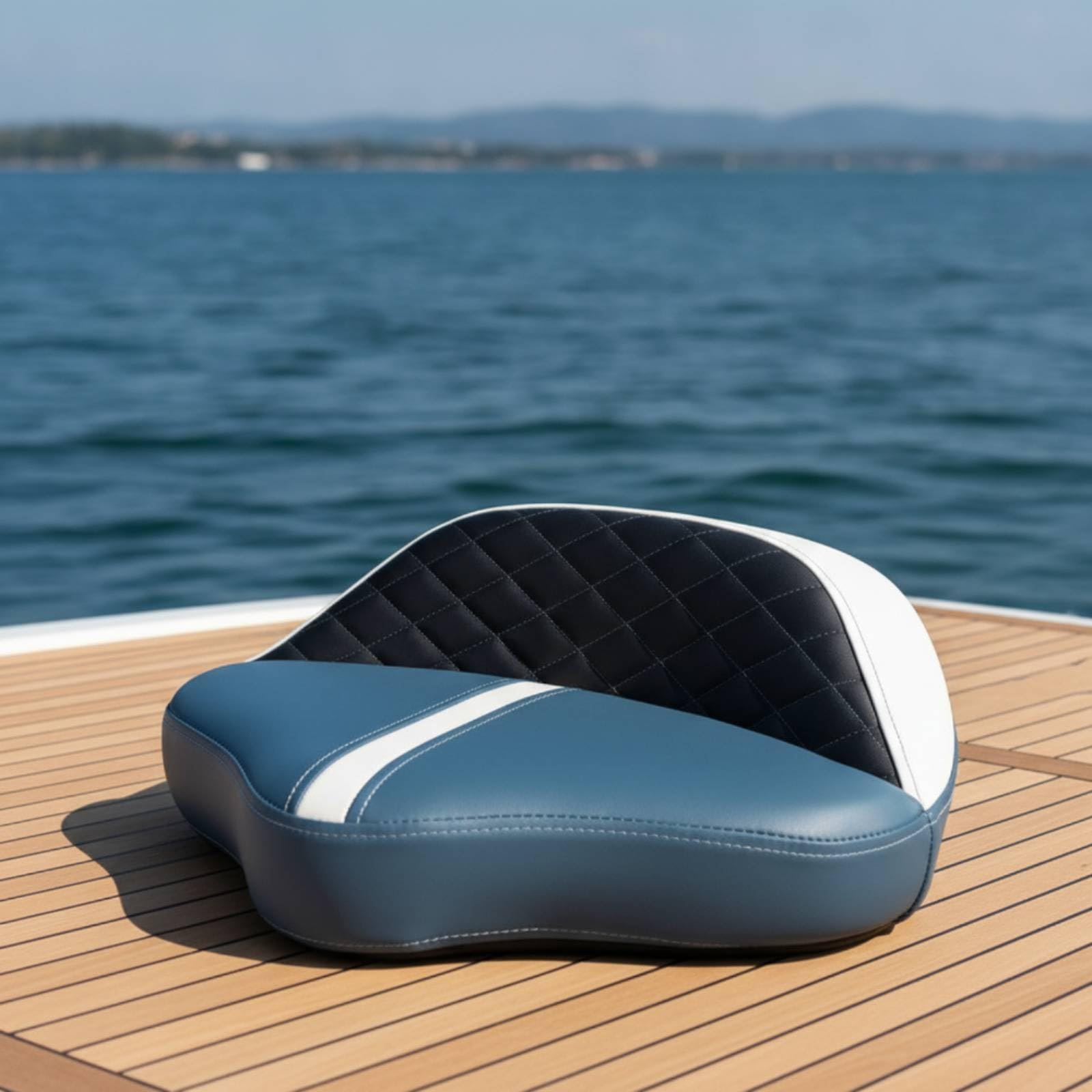 Sedile Barca Unità Seduta Barca Sedia Barca Poltrona Barca Imbottitura Ergonomica Sagomata Schienale Curvo Sostegno Struttura Robusta per Ambiente, Rosso, style to 5