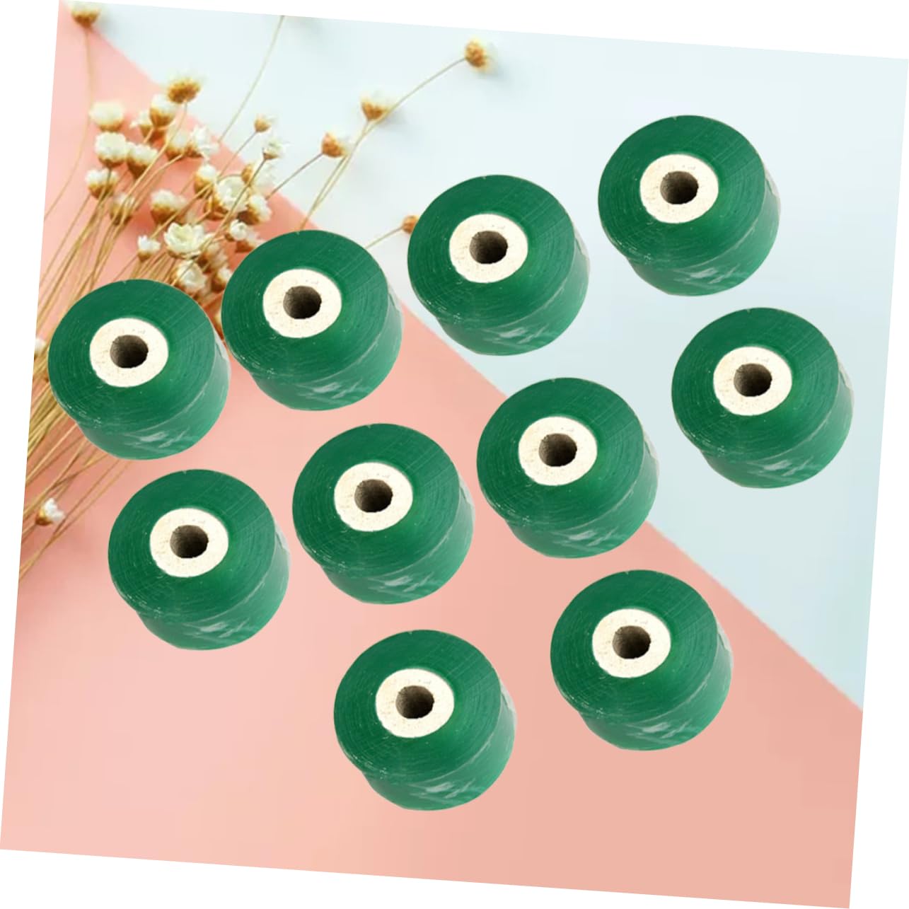 SOIMISS 10stücke Floristenband Selbstklebend Grün Dehnbares Veredelungsband Für Obstbäume Und Pflanzen Wasserfest Und Flexibel