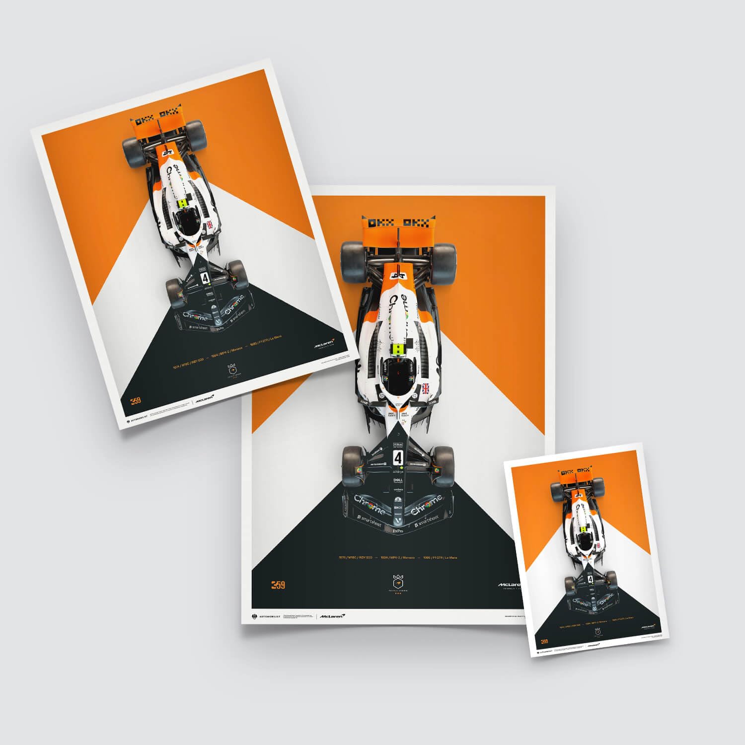 Amazon.com: McLaren Formula 1 Team Lando Norris 2023 Triple Crown