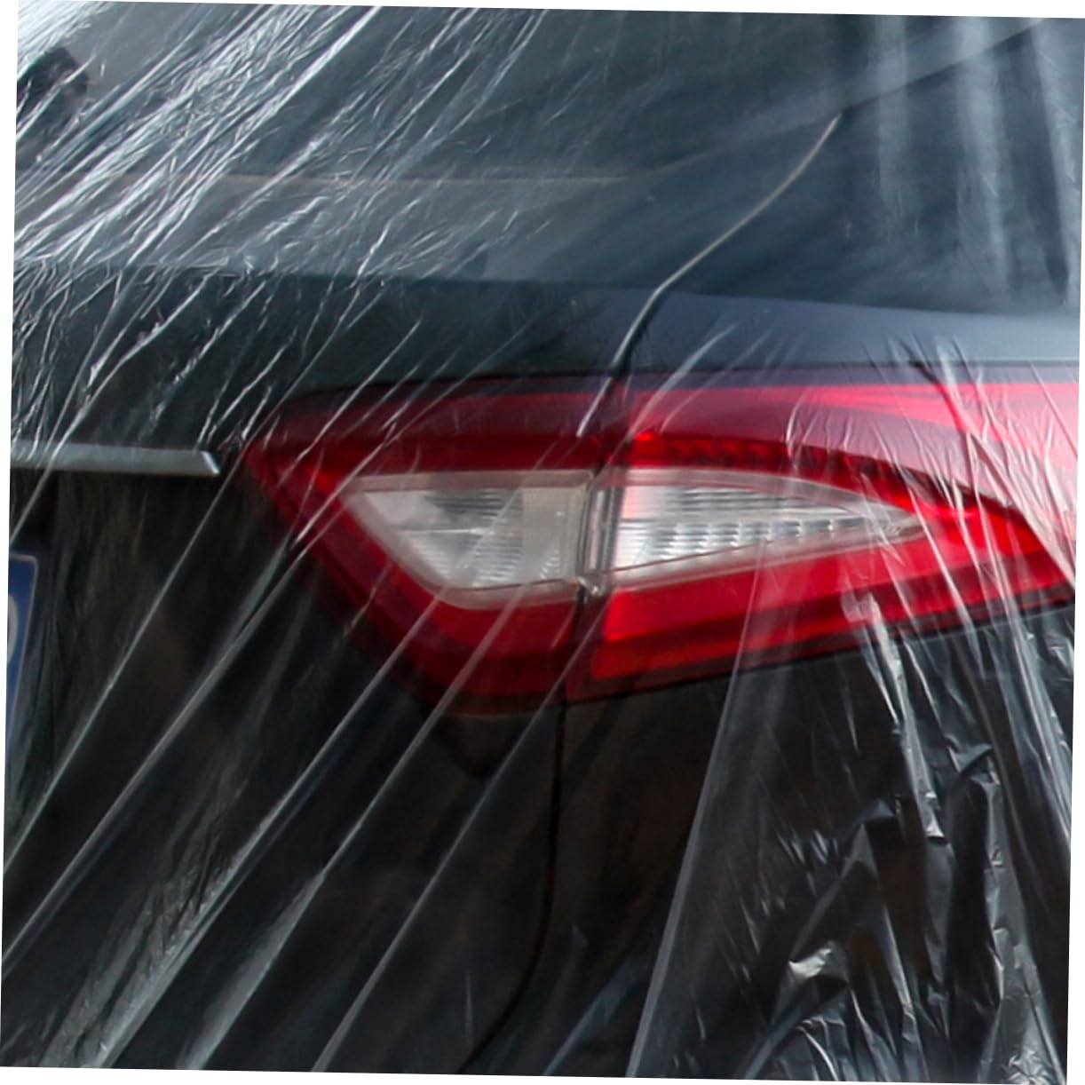 ULTECHNOVO Car Rain Cover Outdoor Vehicle Protector for Weather Use Fit for Cars for Garage Camping and Rainy — view 3