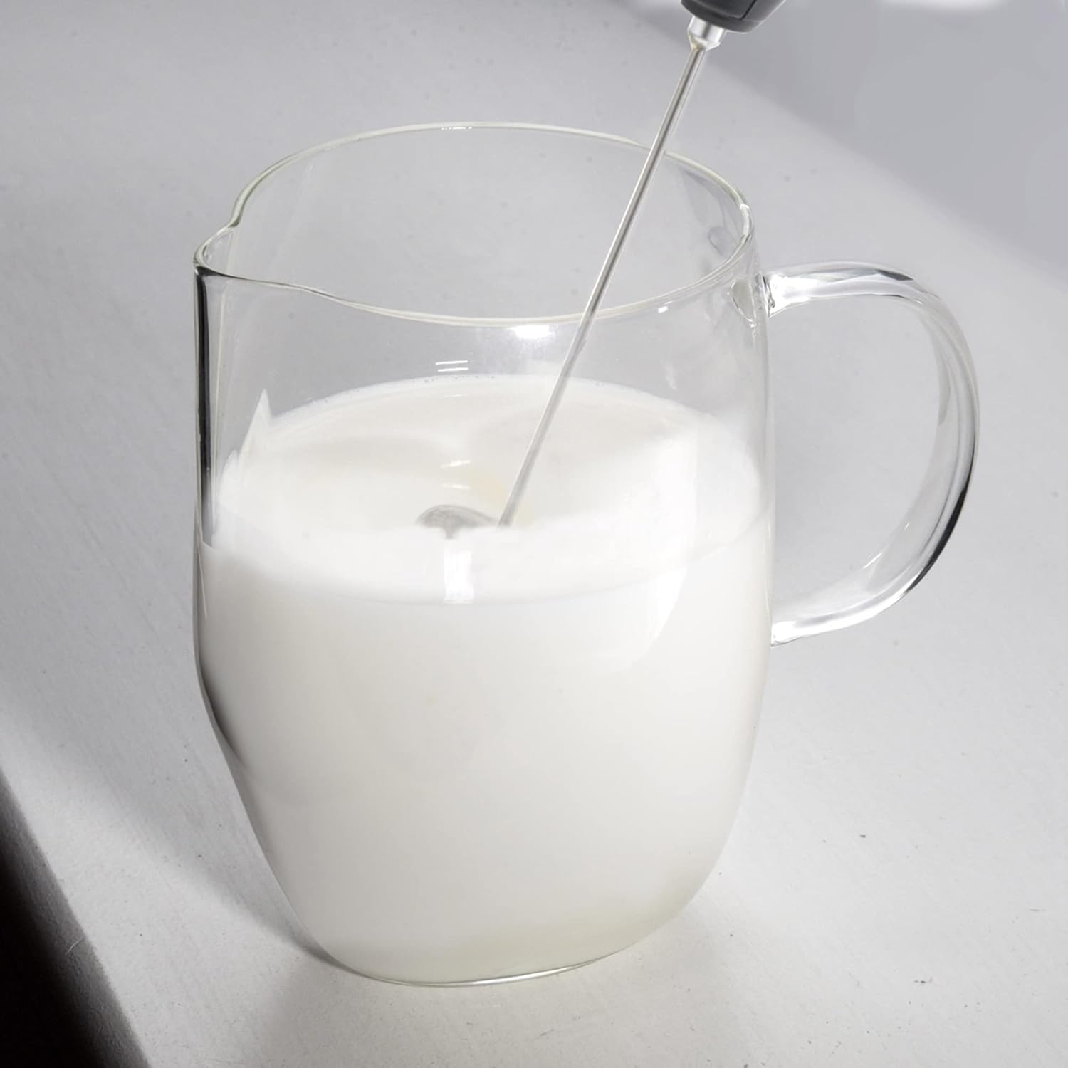 Aerolatte Milk Frother Jug, Borosilicate Glass, Creates Up to 3-Cups of Froth
