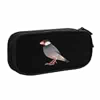 パピエマシェ小鳥柄ペンケース 筆箱　フランスアンティーク 雀　スズメ　バード Amazon.co.jp: 文鳥 鳥柄 筆箱 シンプル ペンケース おしゃれ 大