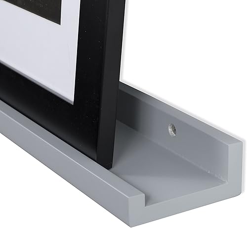 Miniatura 8 de Wallniture Denver Estantes flotantes de 17 pulgadas para pared, estantes flotantes para libros para habitación de niños, estantes de guardería para