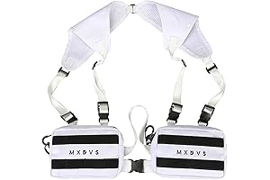 Unisex Tactical Chest Rig Bag in White
