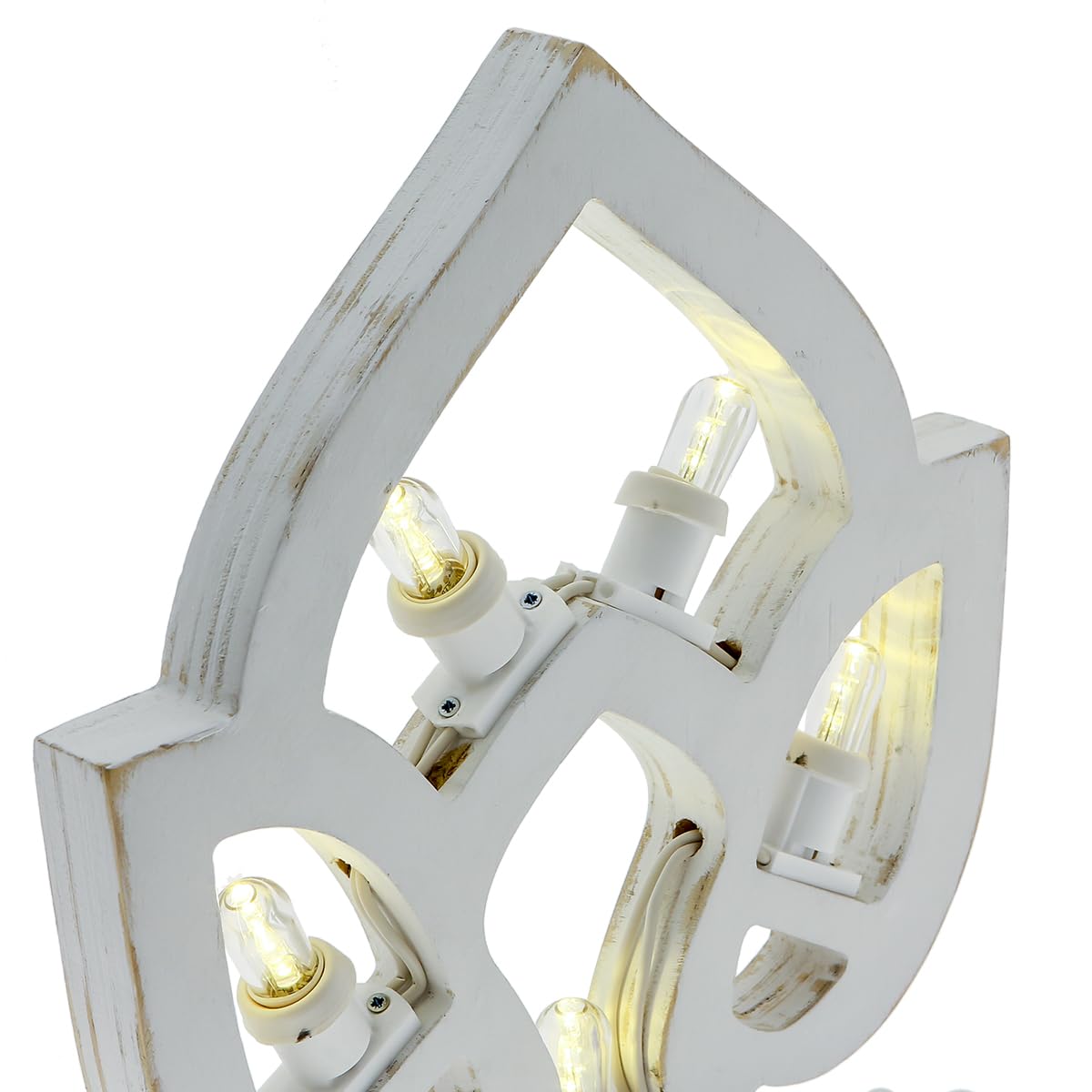 Luminarie Pugliesi Lampada in Legno, Decorazioni d'Arredo, Insegne Luminose a Led (Pumo)