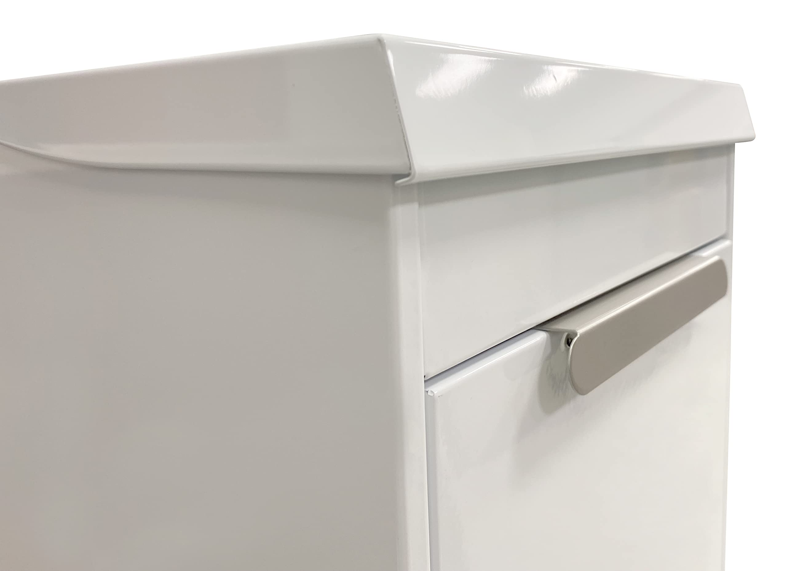 Arregui Ecoclas Plus CR621-E Cubo de Basura y Reciclaje de Acero de 4 Compartimentos con Bandeja Superior | 4x17L (68L) | Cubos de Basura de Cocina | Contenedores de Reciclaje para Casa | blanco
