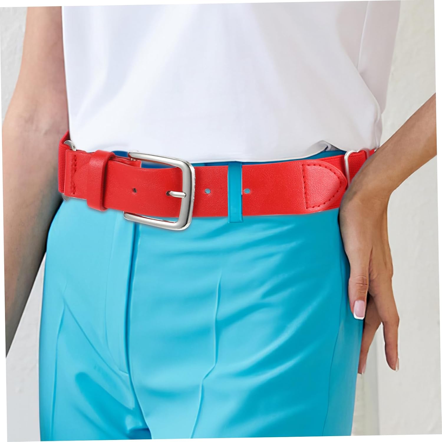 Belt Baseball Softball Girdle Football Steel White