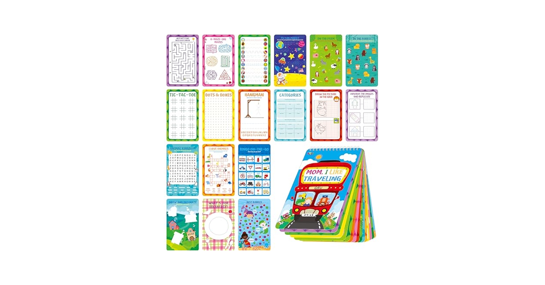 Amazon.com: SpriteGru 31 Dry Erase Activities Book, Reusable
