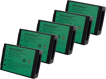 5-Pack BA225000 Replacement Battery for HBC Radiomatic eco Linus 6 Spectrum 1 Spectrum A technos 1 BA225030 BA205030 BA225031 FuB05AA BA225001 NI-MH Battery 2000mAh 6V