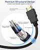 Cable Extensor HDMI 4K 1.5m, Paquete de 5, Extensor HDMI 4K@60Hz 2K@144Hz | Macho a Hembra HDMI 2.0 con HDR, ARC, HDCP 2.2 Cl3 para Fire TV Stick, Roku TV, Soundbar, Switch, Splitter, PS5/PS4, Xbox 3
