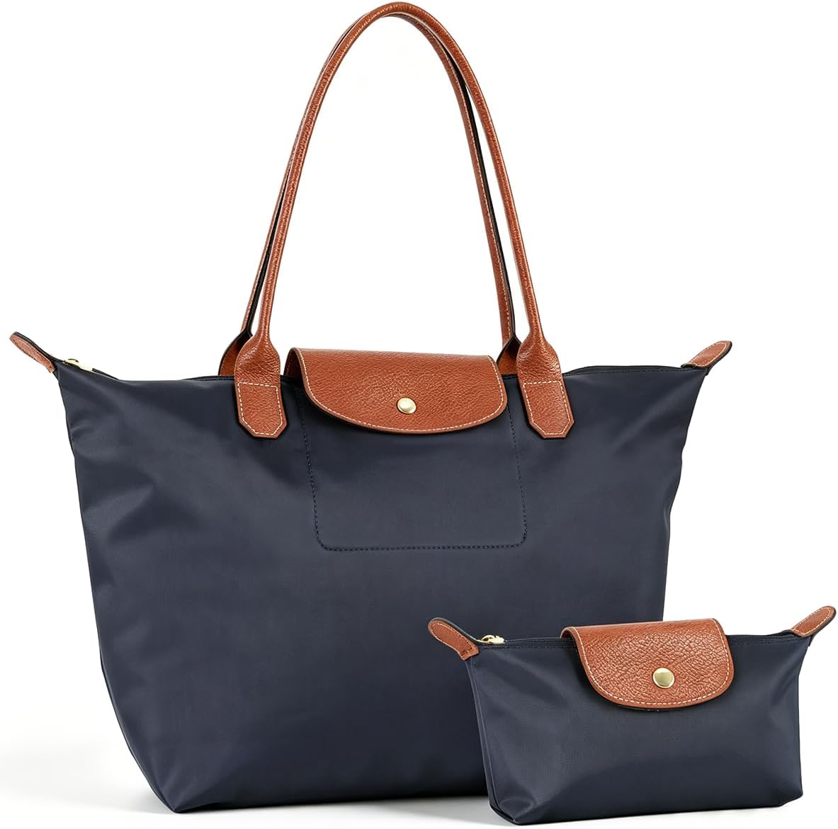 Luckcici 2PCS Tote Bags Set for Women Top-Handle Large Capacity Purse