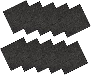 20piezas Paños De Cocina Reutilizables De Microfibra Toallas De Limpieza Altamente Absorbentes para Hogar Coche y Ventanas Multiusos Color Negro