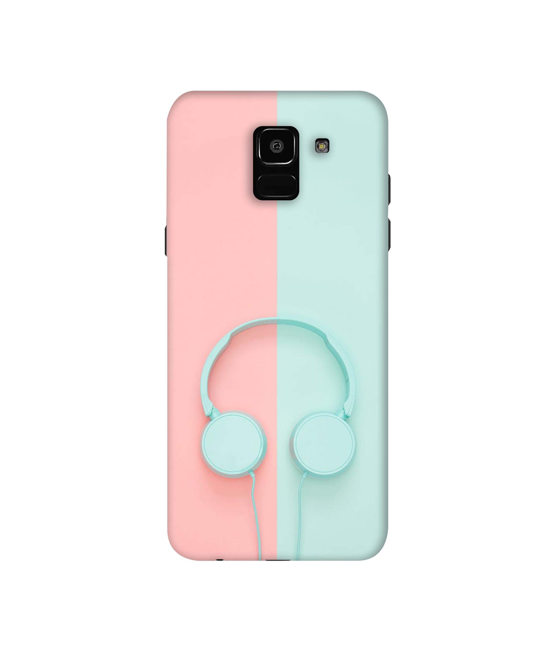 Amazon Brand - Solimo Hardcover Designer Head Phone 3D Printed Hard Back Case Mobile Cover For Samsung Galaxy J6 - Multicolour (B07QM72K8K) Amazon Price History, Amazon Price Tracker