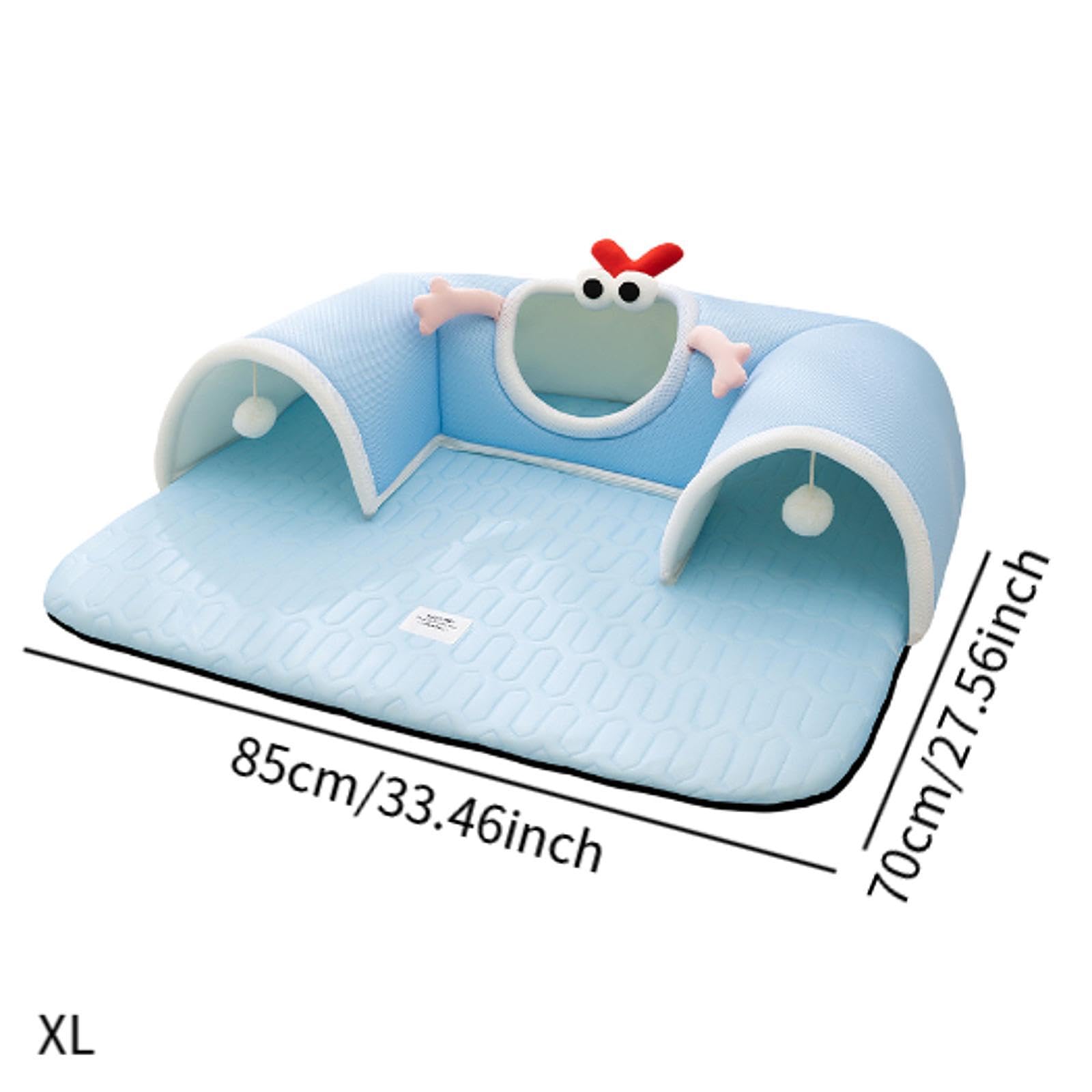 Tunnel Interactif pour Chats et Petits Animaux, avec Tube pour Chatons et Lapins, XL