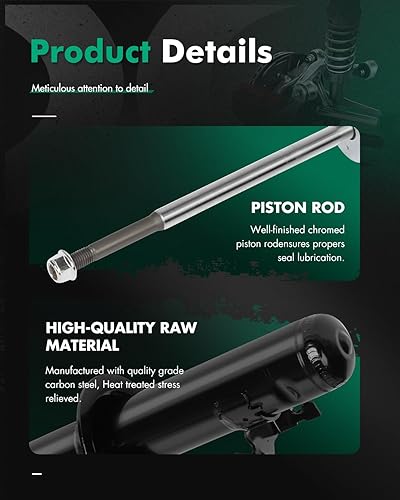 Miniatura 5 de SCITOO Juego de 2 amortiguadores delanteros para Integra, amortiguadores y puntales para 94 95 96 97 98 99 00 01 para Acura para Integra, 92-95 para