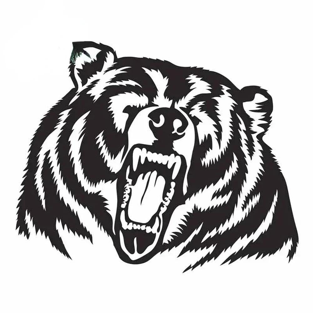Big Bear Car Bumper Window Sticker Scratch Repair Decal Vinyl 13cm(I,13cm)