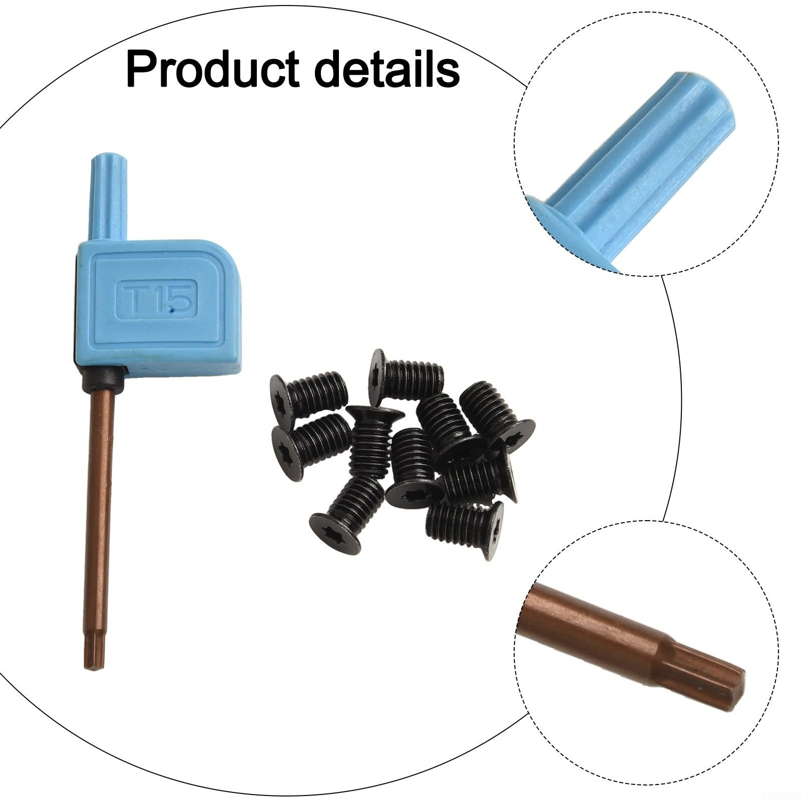Lot de 10 inserts en carbure de tungstène 14 x 14 x 2 mm pour outils de tournage à bois, excellentes lames de rechange pour projets de travail du bois
