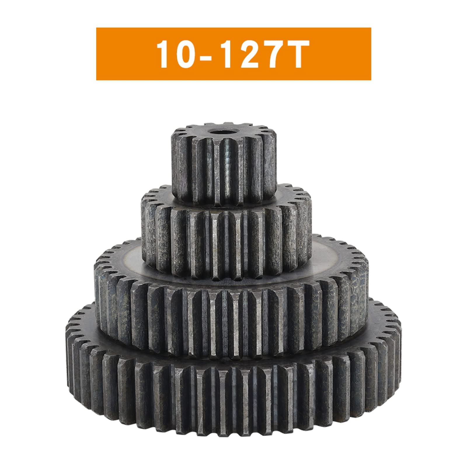 Set pignone 1 pezzo 2 moduli 72/74/75/76/77/78/80 denti ingranaggi cilindrici piatti in acciaio al carbonio, ingranaggi cilindrici for trasmissione di potenza for cremagliere, 2 moduli 75 denti (Color
