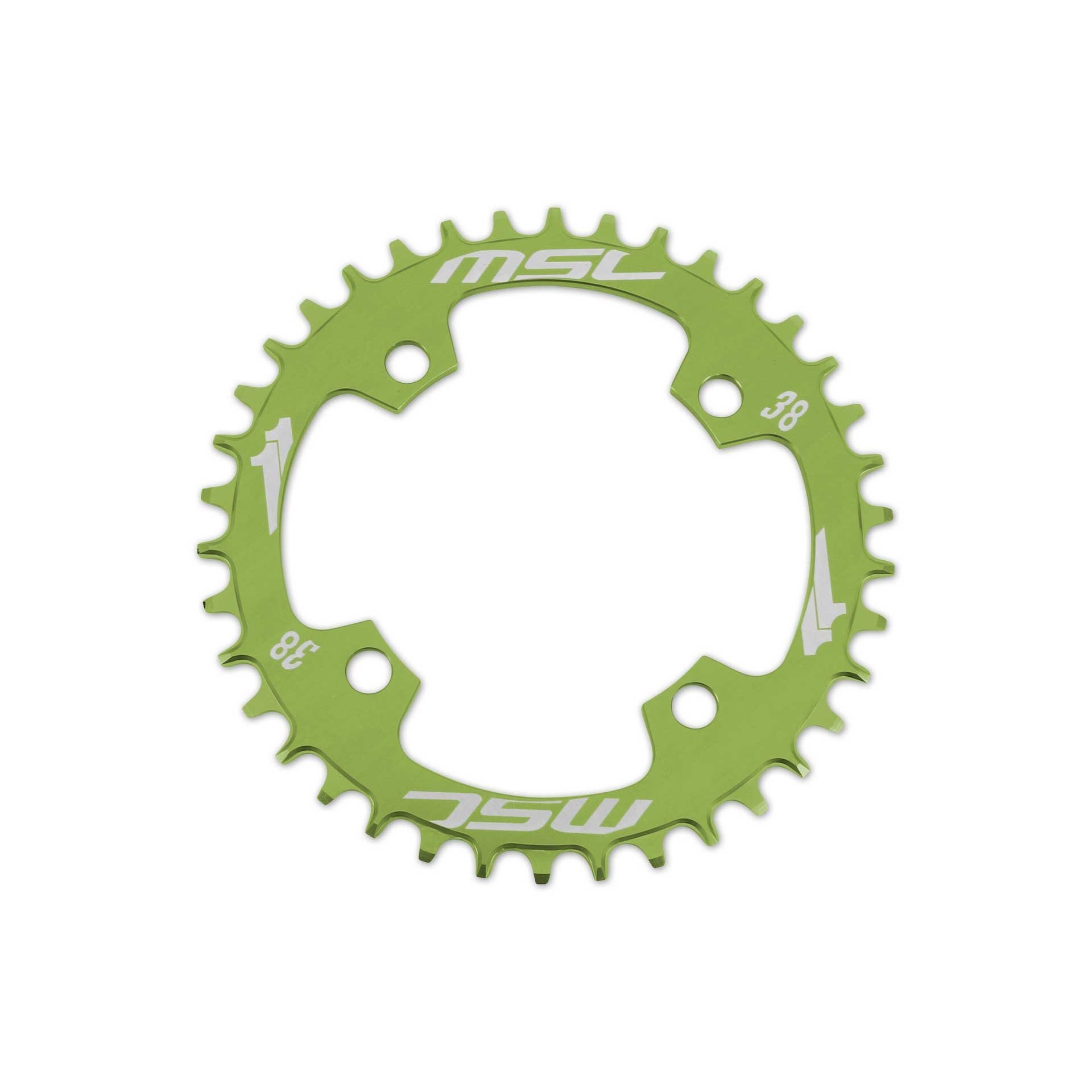 MSC plateau CNC alu7075 104mm 38d couronne VTT 4 branches pour pédalier - 2