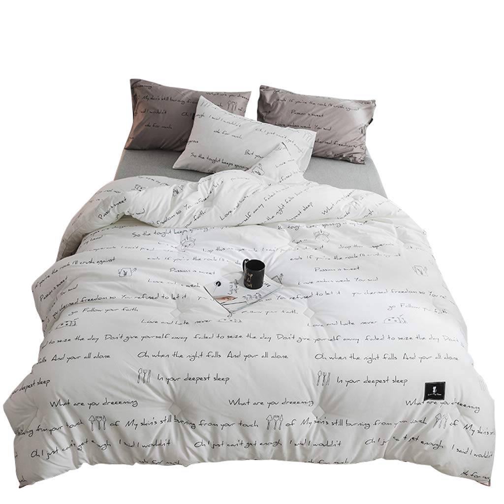 Couvre-lit matelassé 100% coton haut de gamme imprimé chaud 200x230 cm